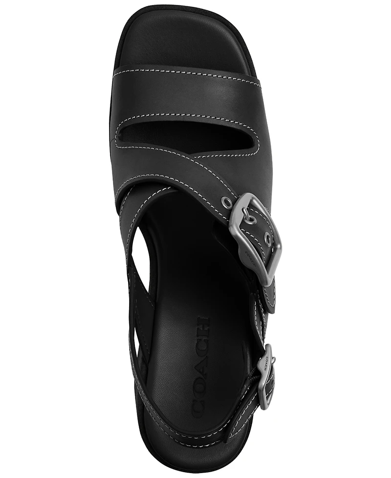 Coach Women's Archival Buckle Platform Sandals
