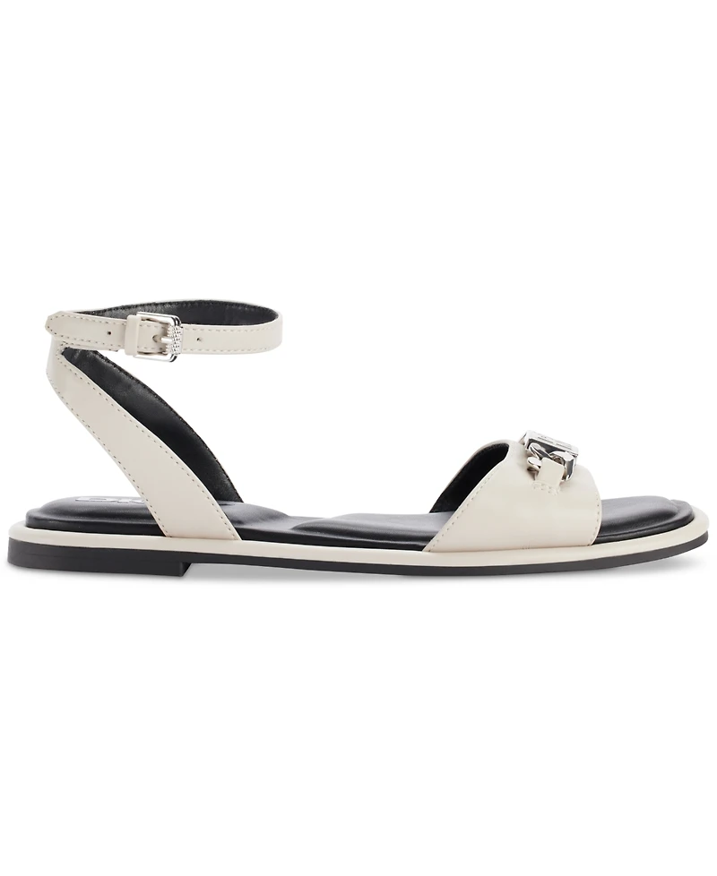 Dkny Women's Bacliff Ankle Strap Flats