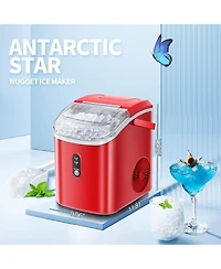 Antarctic Star Nugget Countertop Ice Maker with Soft Chewable