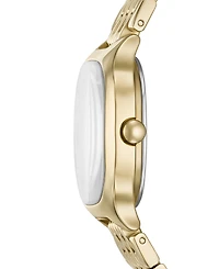 Skagen Women's Mellem Lille Quartz Three-Hand Gold Stainless Steel Watch, 28mm