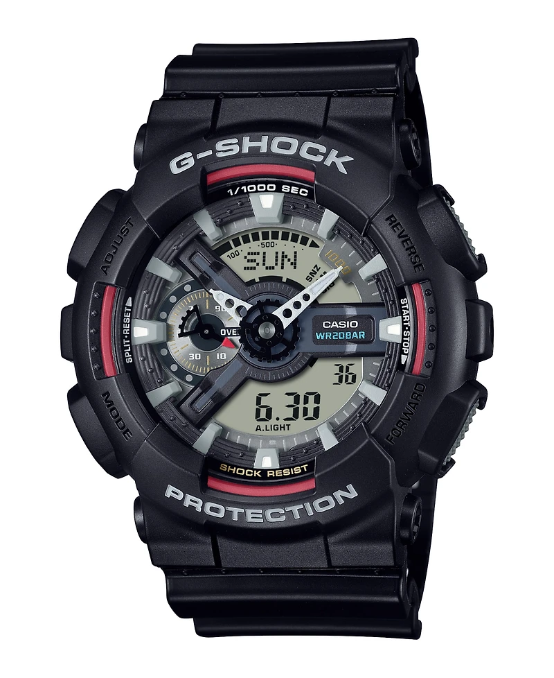 G-Shock Men's Quartz Black Resin Watch, 51.2mm