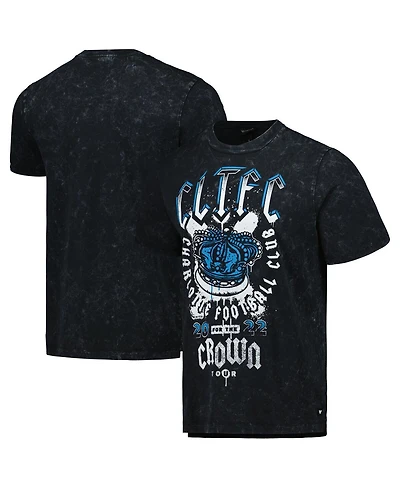 The Wild Collective Men's Black Charlotte Fc Concert T-Shirt