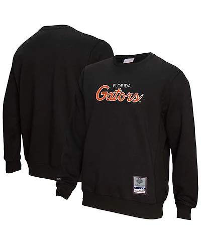 Mitchell & Ness Men's Black Florida Gators Elite Script Pullover Sweatshirt