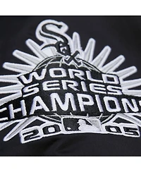 Mitchell & Ness Men's Frank Thomas Black Chicago White Sox Legends Collection Vintage Satin Full-Snap Jacket