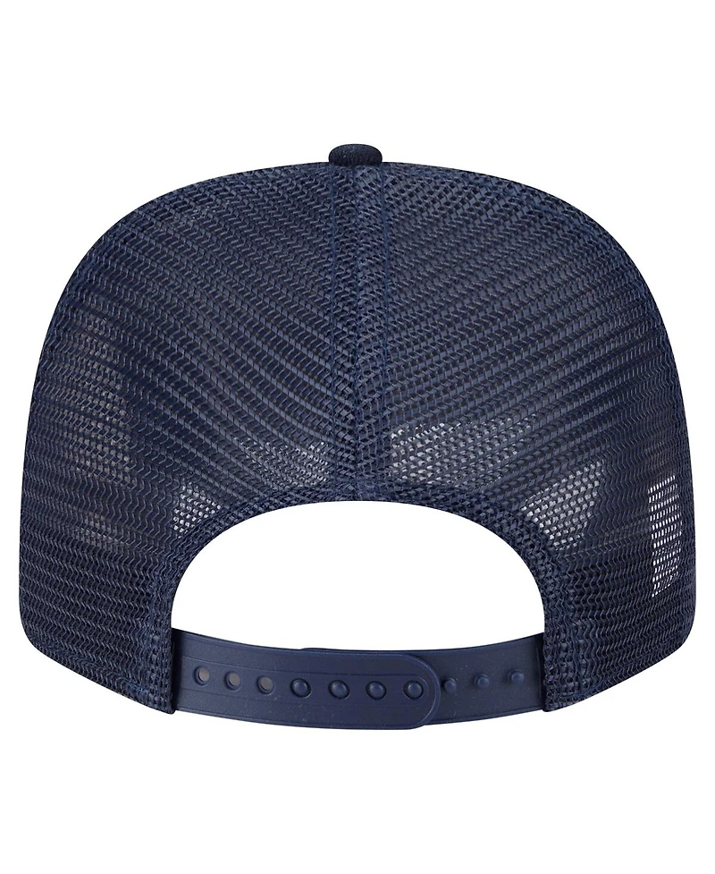 New Era Men's Navy Chicago Bears Main Trucker 9SEVENTY Stretch-Snap Hat