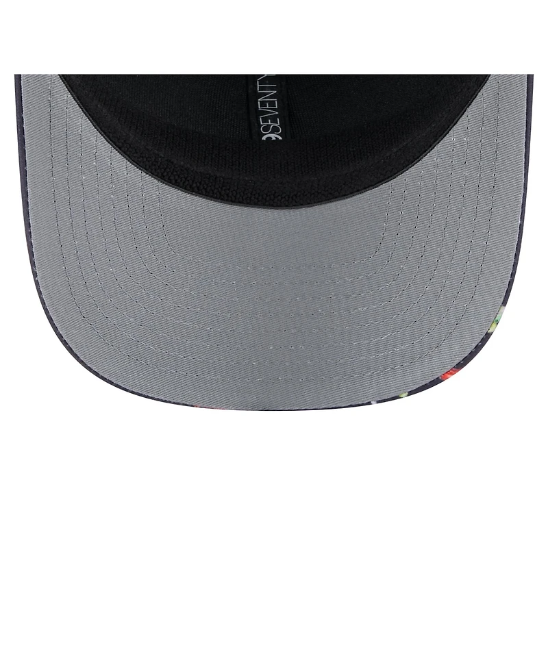 New Era Men's Black Philadelphia Phillies Adventure Drinks Pattern 9SEVENTY Stretch-Snap Hat