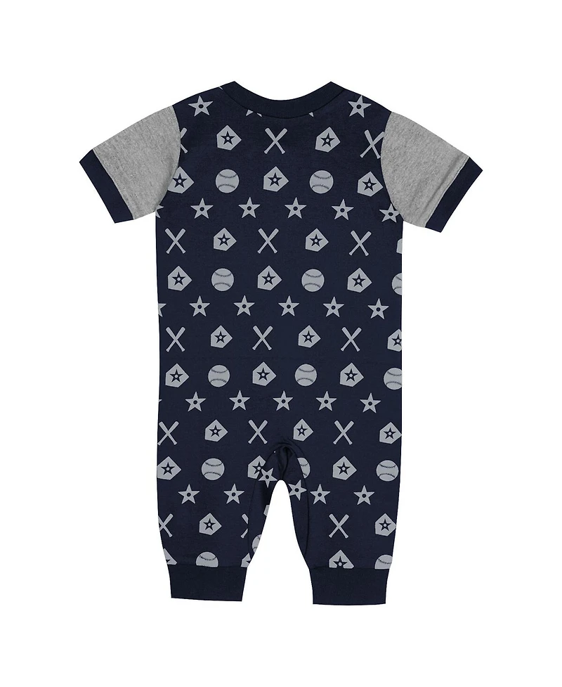 Outerstuff Infant Navy New York Yankees Full-Snap Coverall Bodysuit