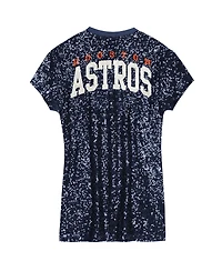 Outerstuff Girls Youth Navy Houston Astros Sequin V-Neck Dress