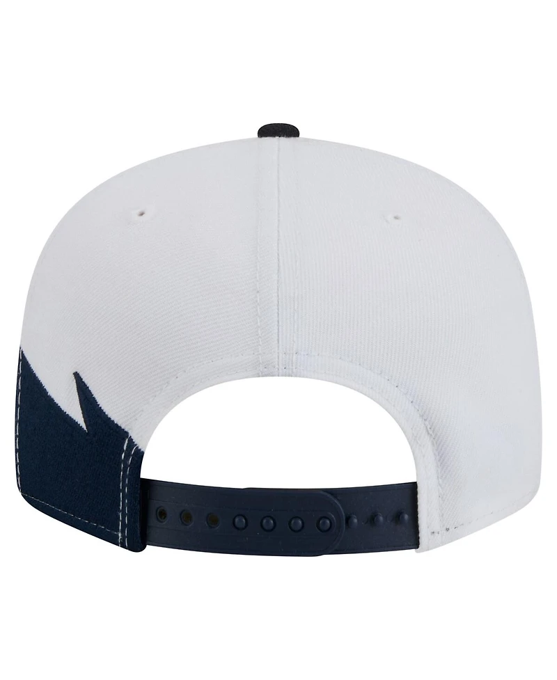 New Era Men's Navy/White Atlanta Braves Jagged 9FIFTY Snapback Hat