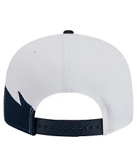 New Era Men's Navy/White Atlanta Braves Jagged 9FIFTY Snapback Hat