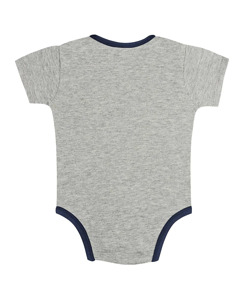 Outerstuff Newborn Infant Gray/White Seattle Mariners Play Ball Bodysuit Set 2-Pack