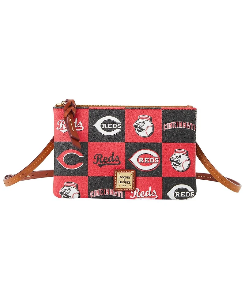 Dooney & Bourke Cincinnati Reds Top Zip Crossbody Purse