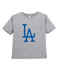 Soft as a Grape Toddler Royal/Gray Los Angeles Dodgers Cooperstown Collection T-Shirt, Set of 2