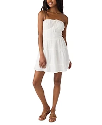 O'Neill Juniors' Naya Cotton Eyelet Strapless Mini Dress