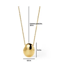 Ana Luisa Gold Pendant Necklace - Pebble Mini