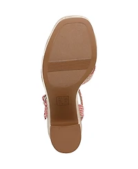 Naturalizer Women's Katalina Block Heel Square Toe Platform Sandals