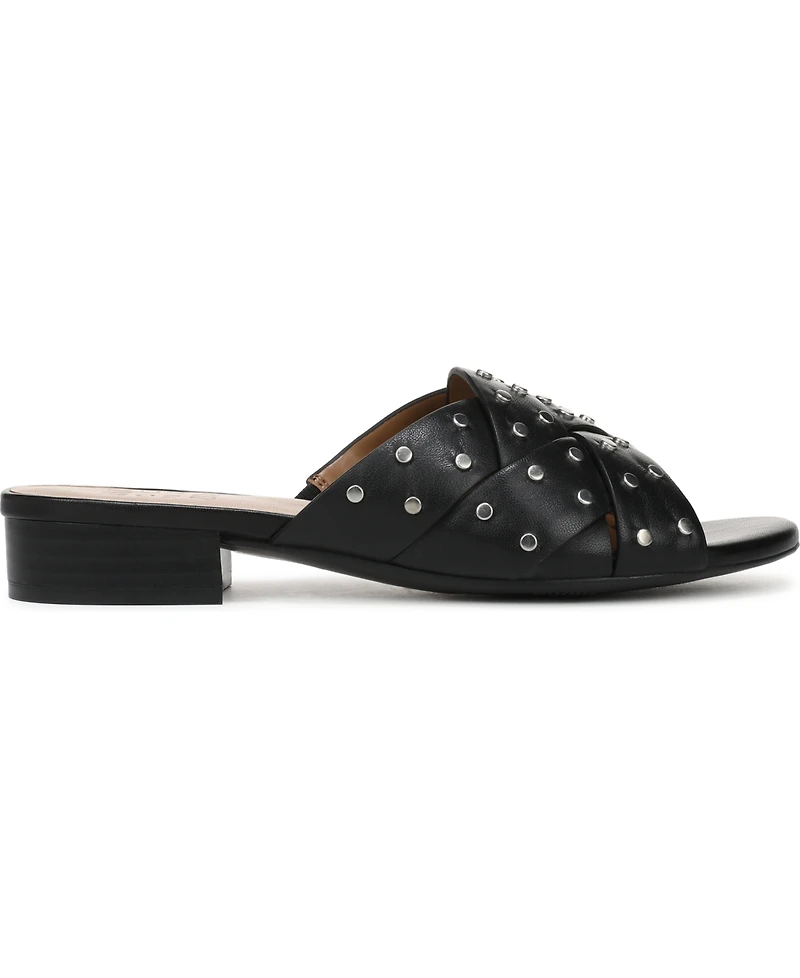 Naturalizer Women's Morena Studded Block Heel Slide Sandals