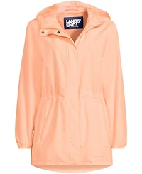Lands' End Women's Squall Packable Waterproof Raincoat