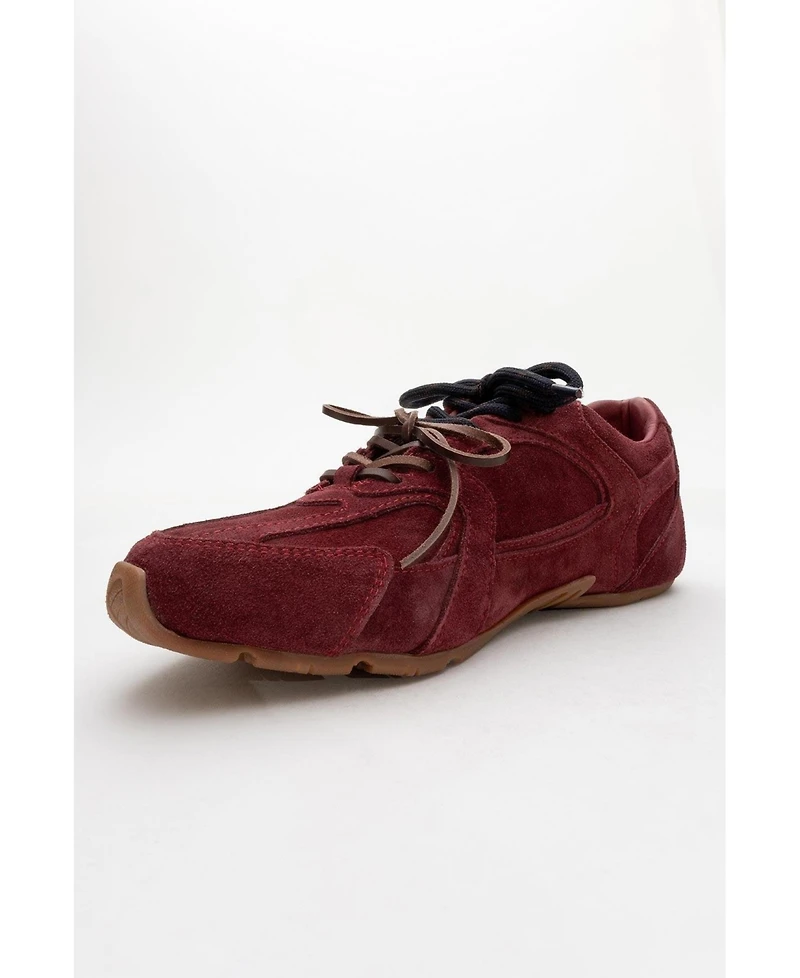Selena Suede Leather Sneakers (Women)