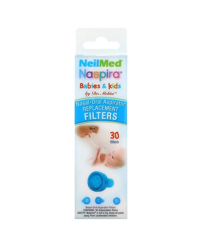 NeilMed Babies & Kids Naspira Nasal-Oral Aspirator Replacement Filters