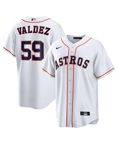 Nike Men's Framber Valdez White Houston Astros Home Replica Jersey