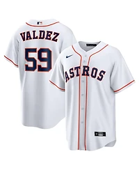 Nike Men's Framber Valdez White Houston Astros Home Replica Jersey