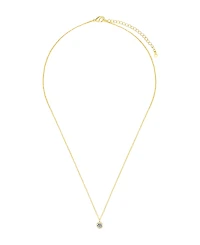 Unwritten Cubic Zirconia and Mother of Pearl Clover Necklace Set