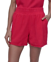 Dkny Jeans Women's Cotton Gauze Pull-On Shorts