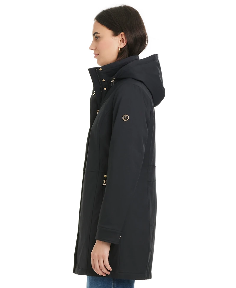 Jones New York Women's Hooded Softshell Coat