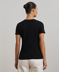 Lauren Ralph Stretch Knit T-Shirt, Regular & Petite
