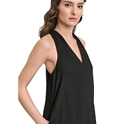 Dkny Jeans Women's V-Neck Racerback Swing Dress