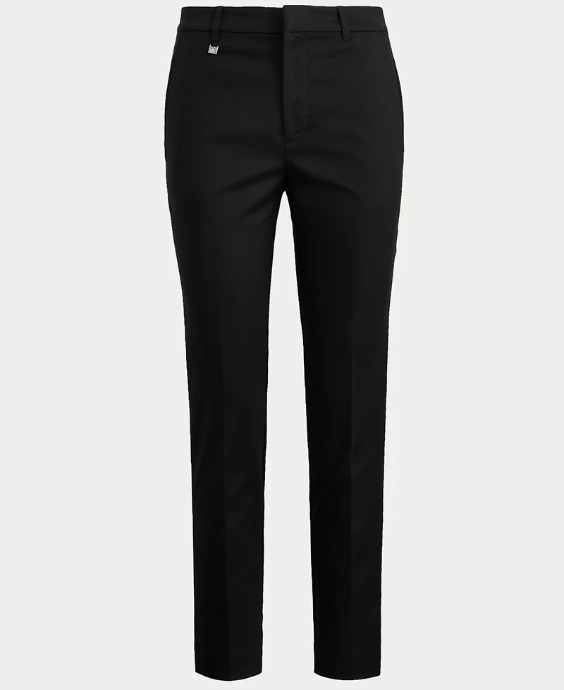 Lauren Ralph Double-Faced Stretch Cotton Pant
