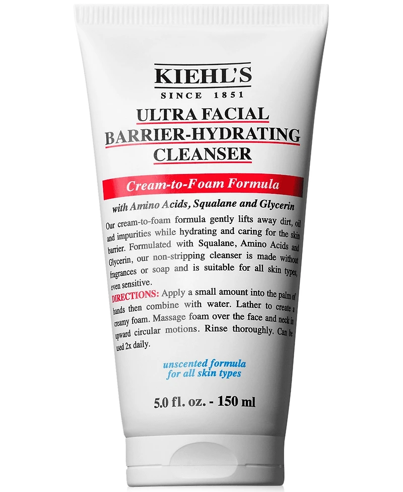 Kiehl's Since 1851 Ultra Facial Barrier-Hydrating Cleanser, 5.0 oz