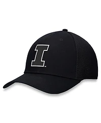 Top of the World Men's Black Illinois Fighting Illini Spacer Flex Hat