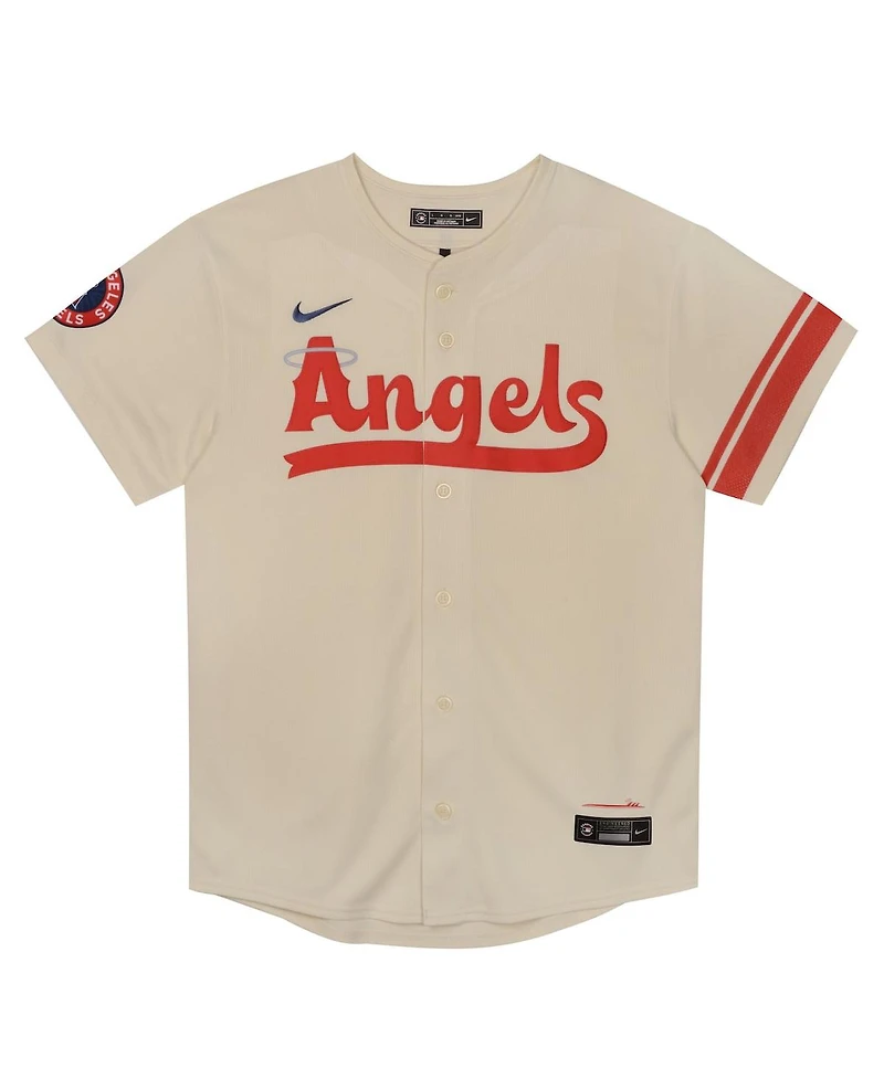 Nike Preschool Cream Los Angeles Angels City Connect Jersey
