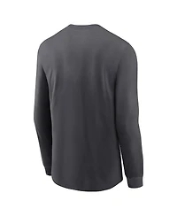 Nike Men's Anthracite Cleveland Browns All Out Long Sleeve T-Shirt