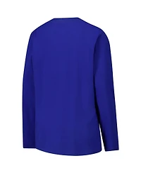 G-iii 4Her by Carl Banks Women's Royal Los Angeles Rams Post Season Long Sleeve V-Neck T-Shirt