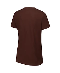 G-iii 4Her by Carl Banks Women's Brown Cleveland Browns Post Season V-Neck T-Shirt