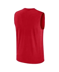 Nike Men's Red Philadelphia Phillies Knockout Performance Muscle Tank Top