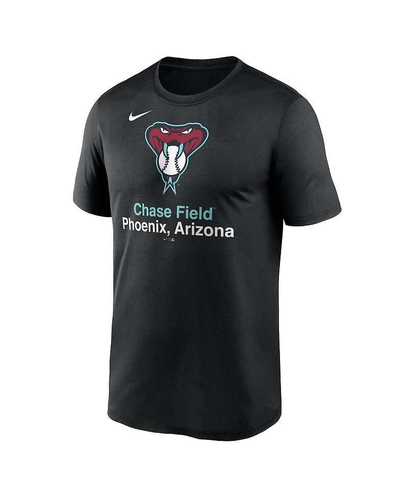 Nike Men's Black Arizona Diamondbacks Stadium Legend Performance T-Shirt