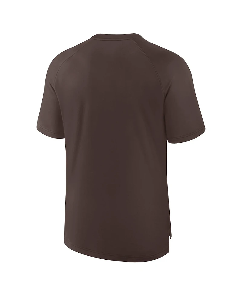 Nike Men's Brown San Diego Padres Authentic Collection Pregame Raglan Performance T-Shirt