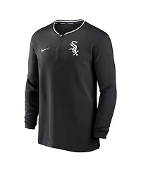 Nike Men's Black Chicago White Sox Authentic Collection Performance Half-Zip Top