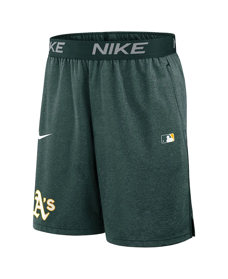 Nike Men's Green Athletics Authentic Collection Performance Knit Shorts