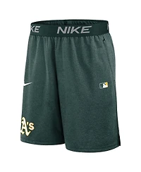 Nike Men's Green Athletics Authentic Collection Performance Knit Shorts