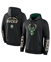 Fanatics Men's Black Milwaukee Bucks Legacy Guard Pullover Hoodie