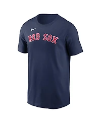 Nike Men's Alex Bregman Navy Boston Red Sox Fuse Name Number T-Shirt