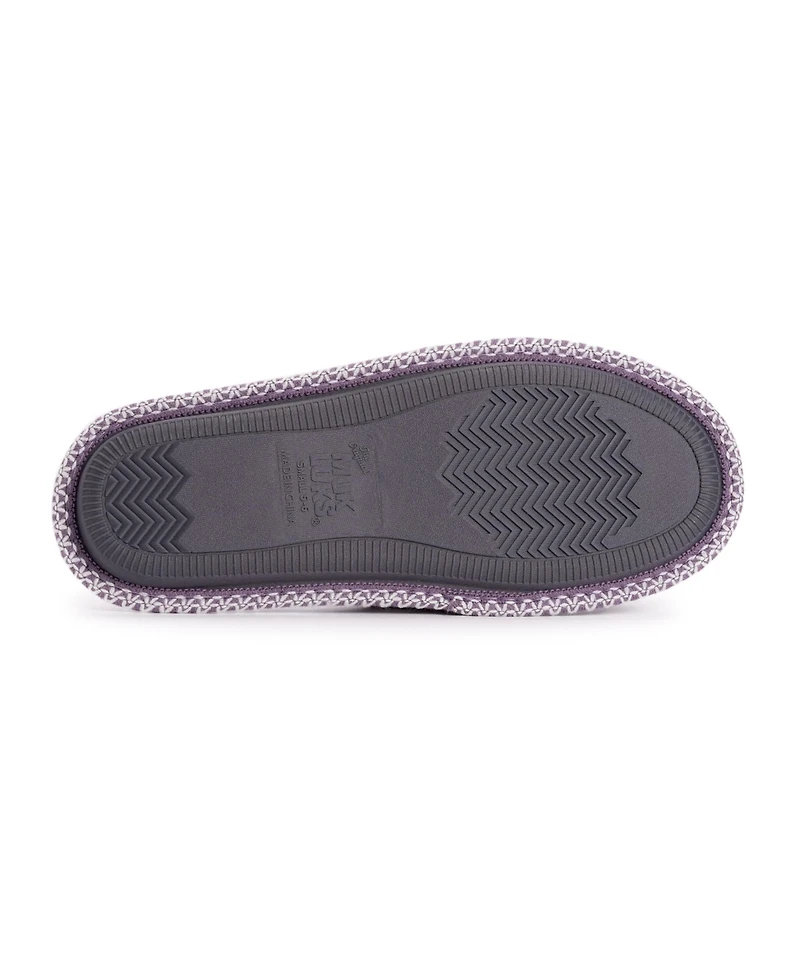 Muk Luks Women's Sally Open Toe Scuff Slippers