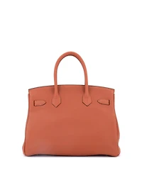 Pre-Owned Hermes Birkin 30 Handbag Brown Togo with Gold Hardware