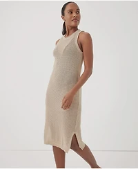 Pact Women's Beachside Linen Crochet Cover-Up