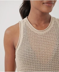 Pact Women's Beachside Linen Crochet Cover-Up